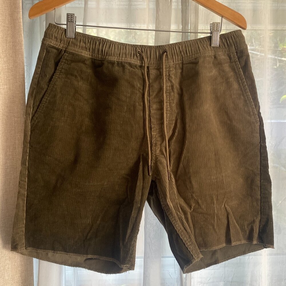 Brixton shorts - cord 2 tone - green - Medium